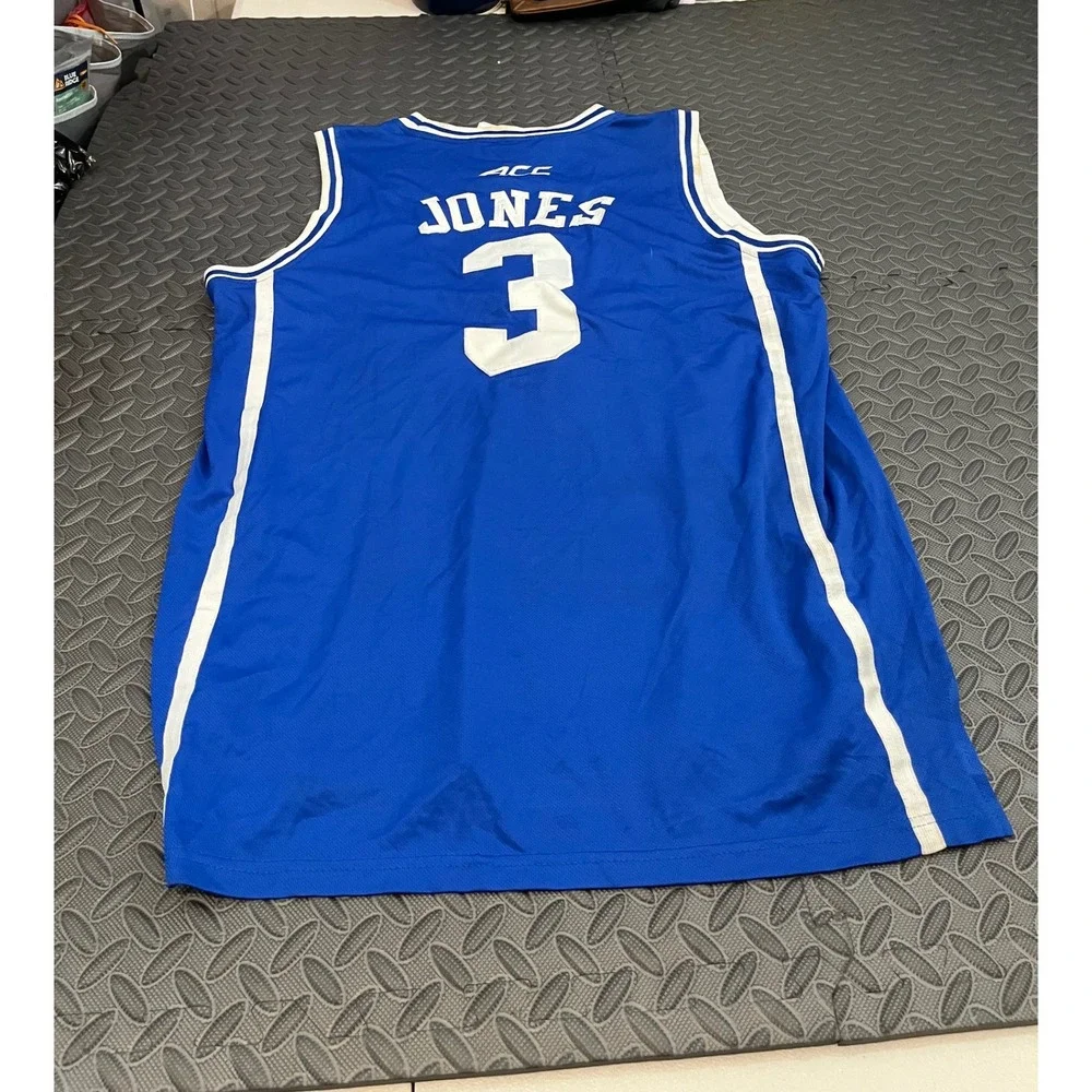Nike Basketball Jersey Mens XL Blue Duke Blue Devils #3 Jones ACC Stitched